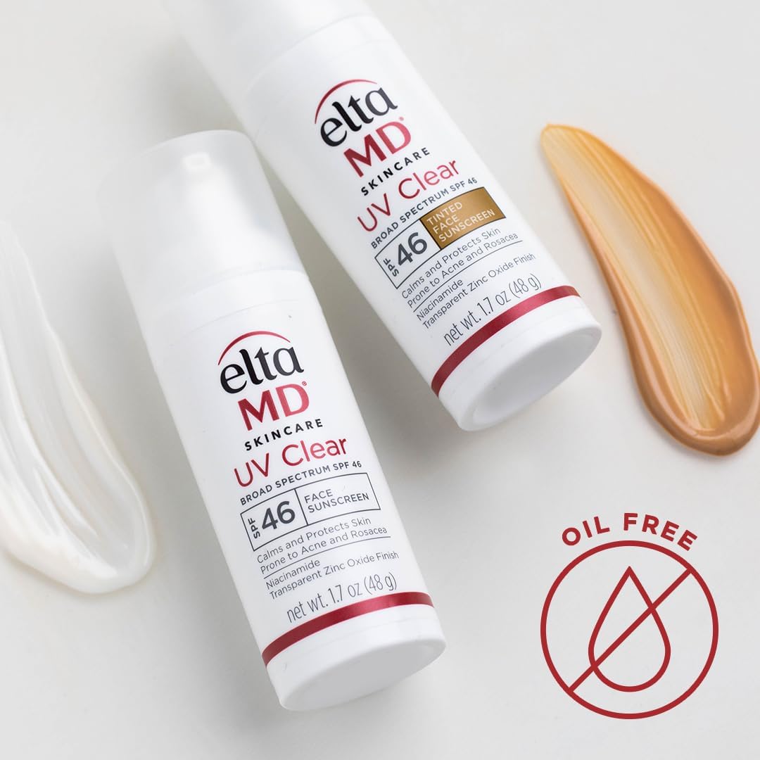 UV Clear Facial Sunscreen SPF 46 - Tinted by EltaMD for Unisex - 1.7 oz Sunscreen