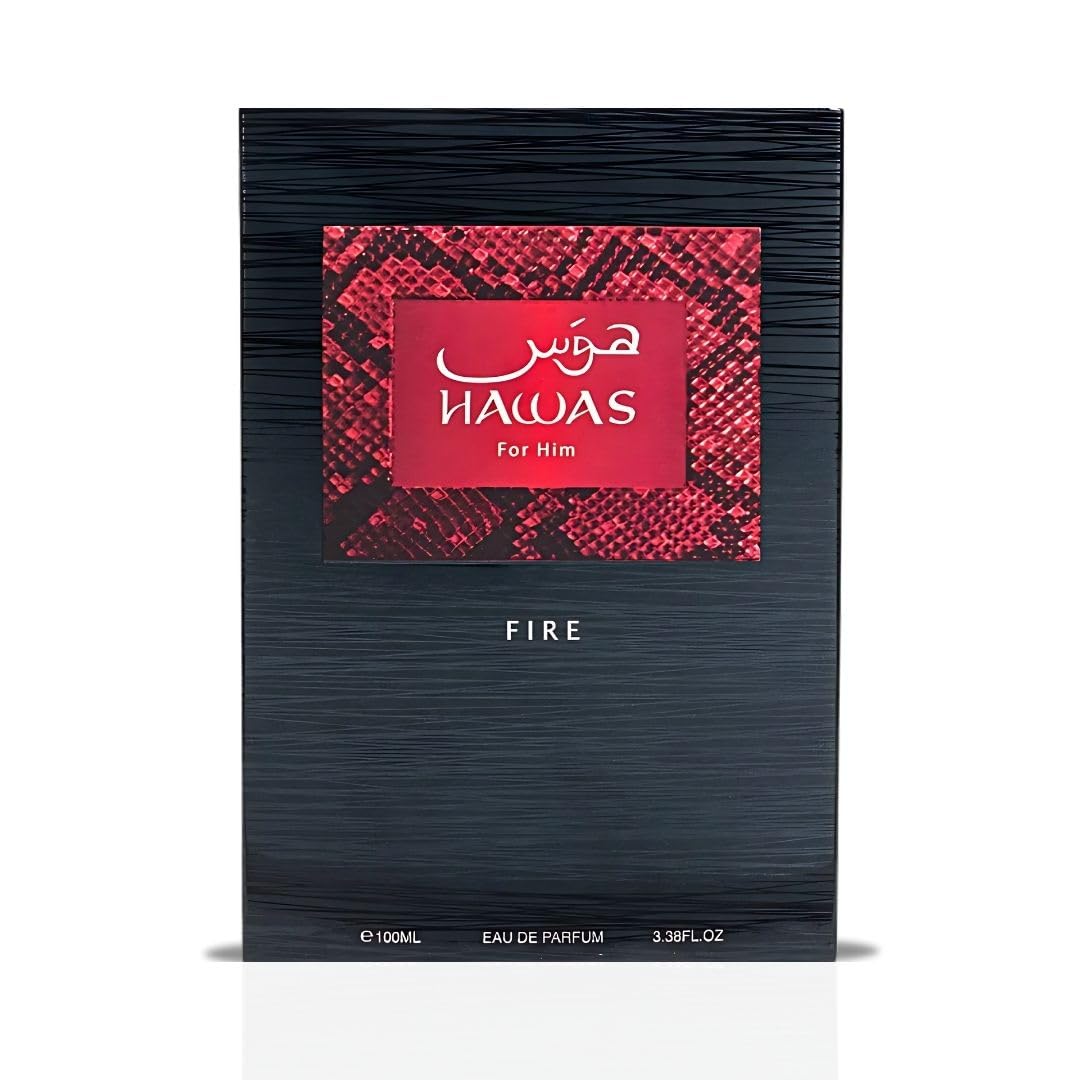 Hawas Fire by Rasasi Eau De Parfum Spray 3.38 fl.oz.
