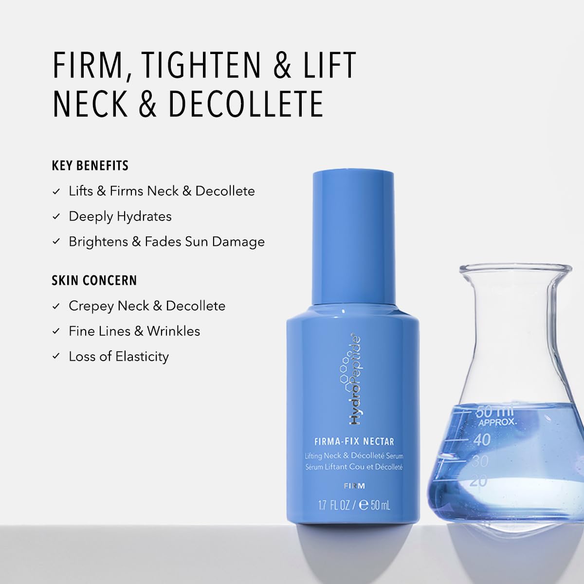 Firm A Fix Nectar by Hydropeptide for Unisex - 1.7 oz Serum