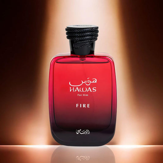 Hawas Fire by Rasasi Eau De Parfum Spray 3.38 fl.oz.