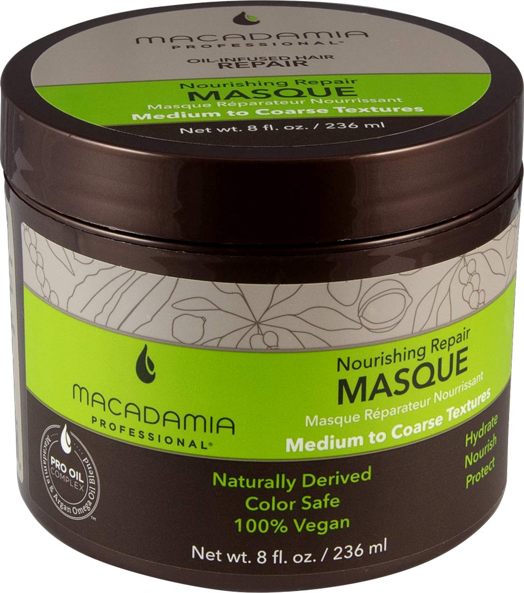 Nourishing Repair Masque by Macadamia Oil for Unisex - 8 oz Masque