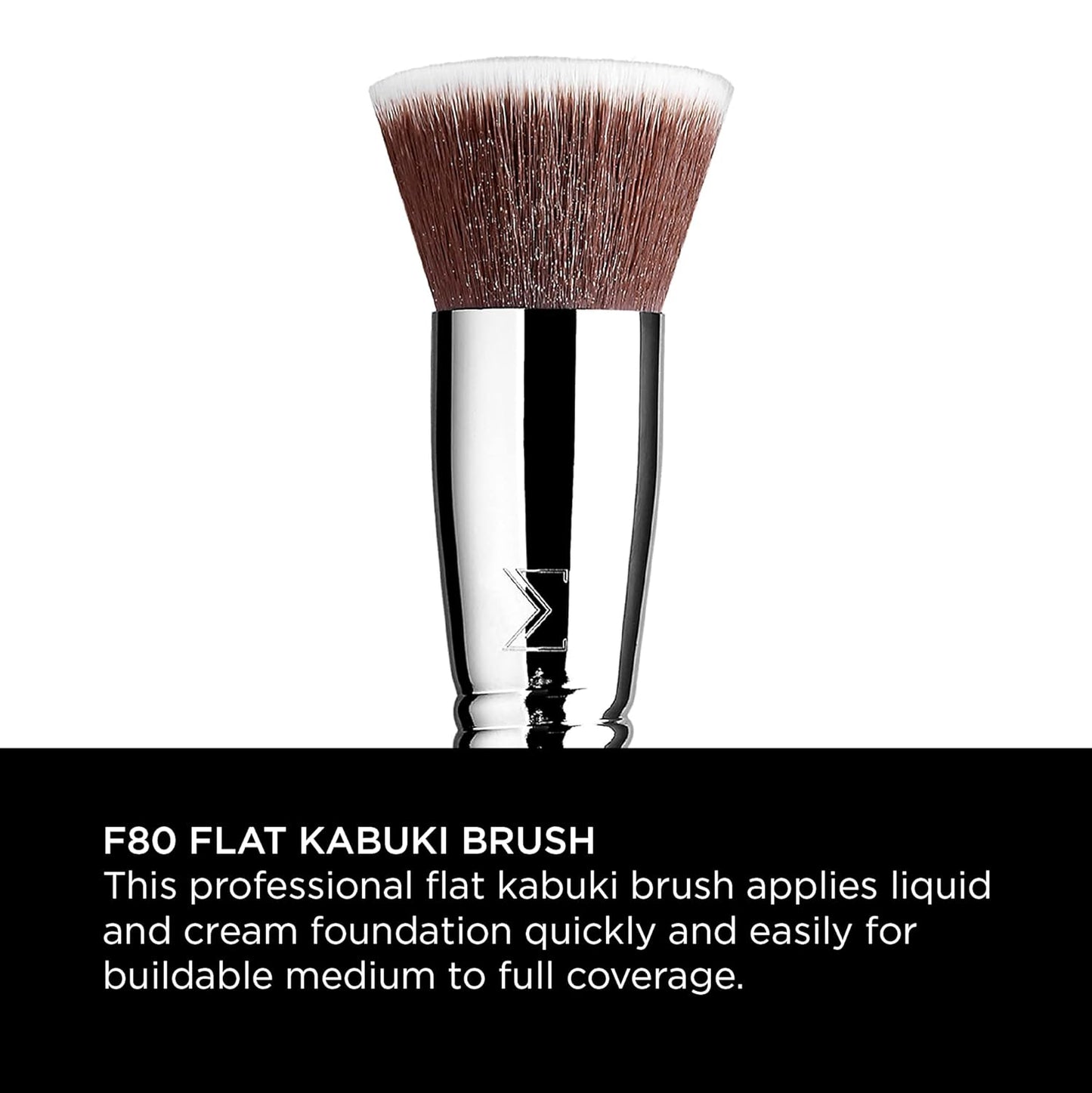 Flat Kabuki Brush - F80 by SIGMA for Women - 1 Pc Brush
