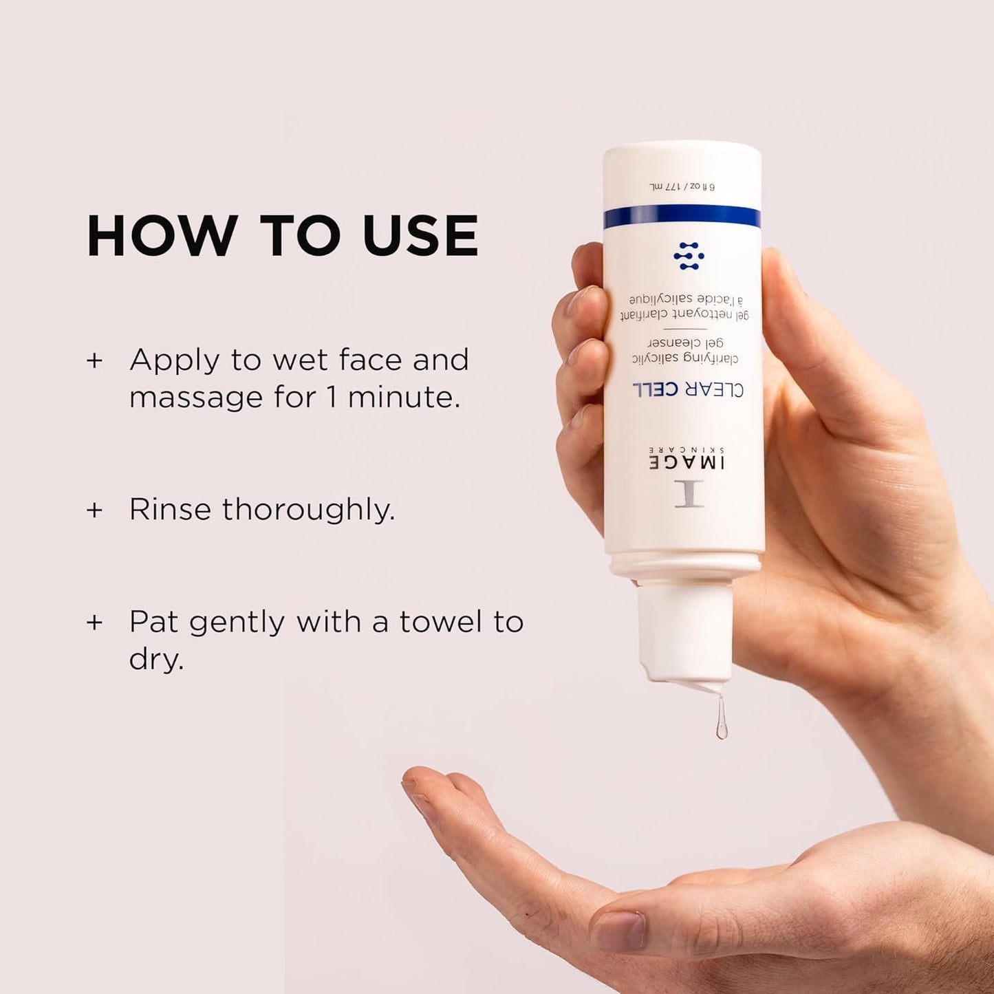 Clear Cell Clarifying Salicylic Gel Cleanser by Image for Unisex - 6 oz Cleanser