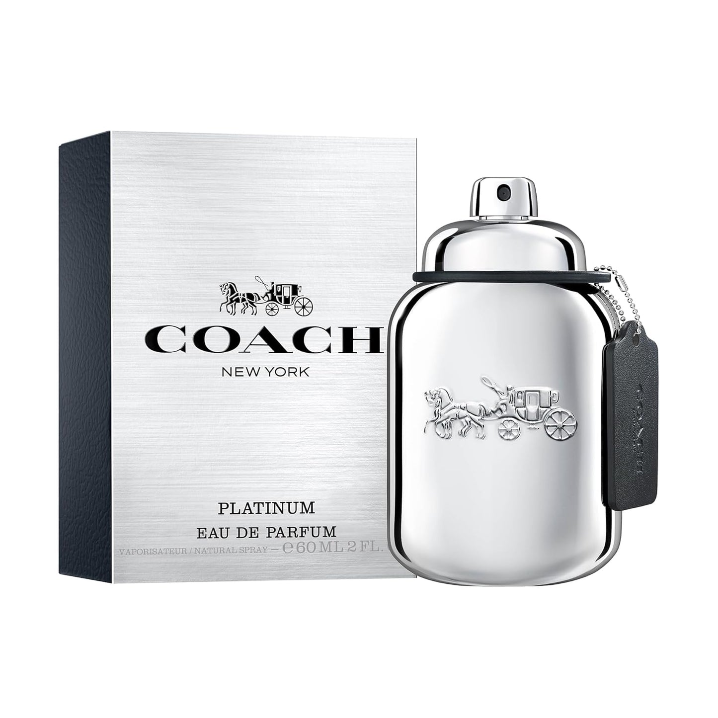 Coach Platinum for Men by Coach Eau De Parfum Spray 2 fl.oz.
