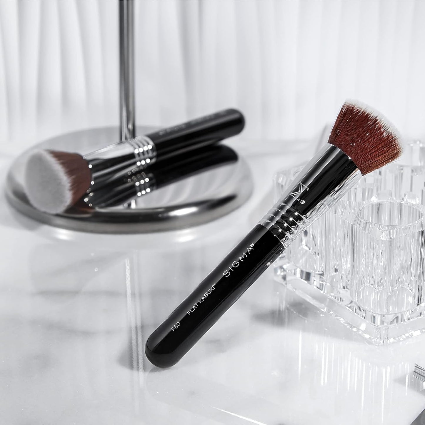 Flat Kabuki Brush - F80 by SIGMA for Women - 1 Pc Brush