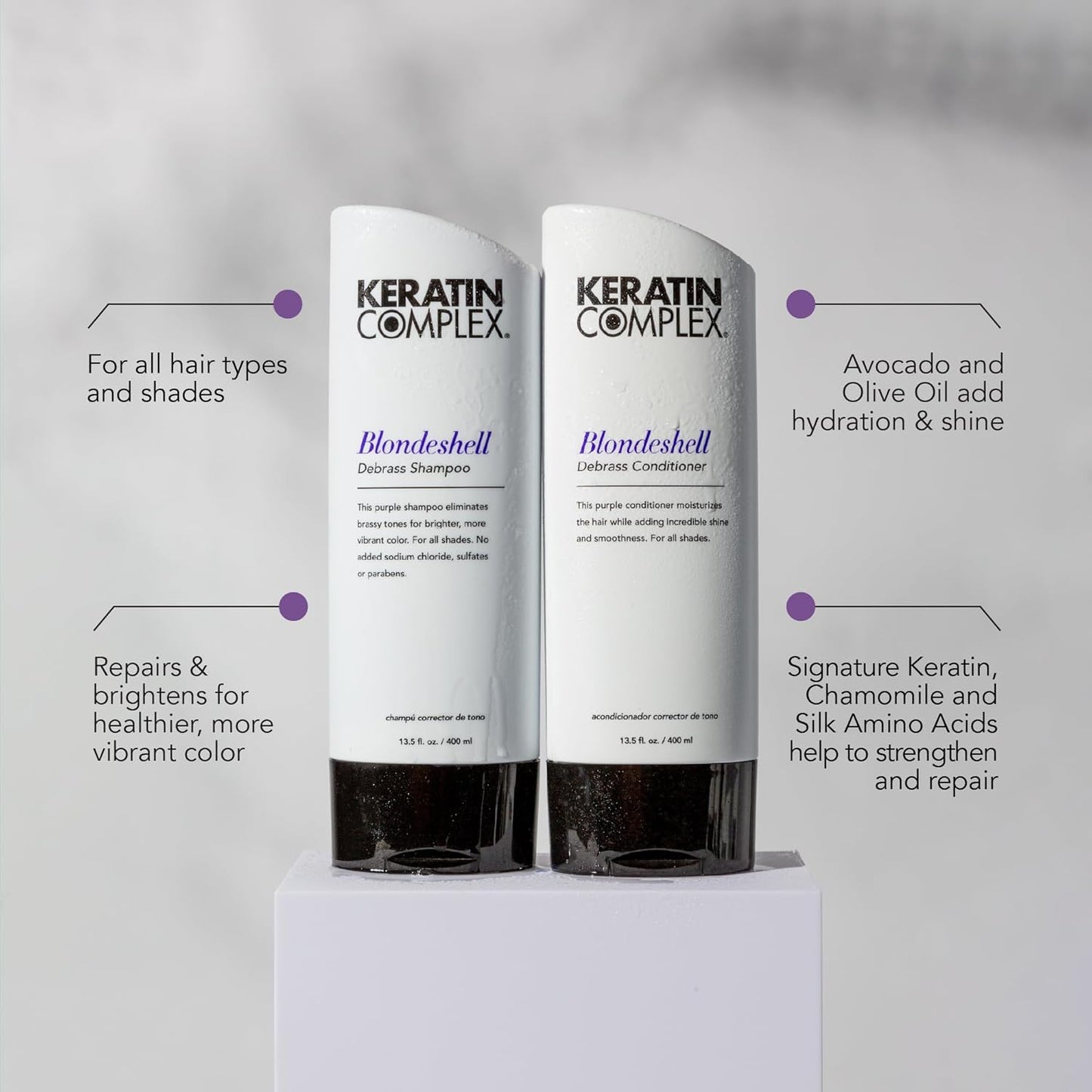 Blondeshell Keratin Complex Conditioner by Keratin Complex for Unisex - 13.5 oz Conditioner