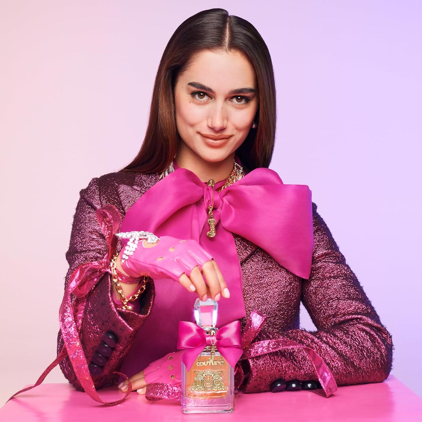 Viva La Juicy by Juicy Couture for Women - 3 Pc Gift Set 3.4oz EDP Spray, 0.33oz EDP Spray, 4.2oz Body Souffle
