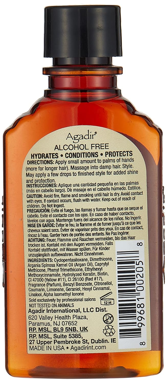 Argan Oil Hair Treatment by Agadir for Unisex - 2.25 oz Treatment
