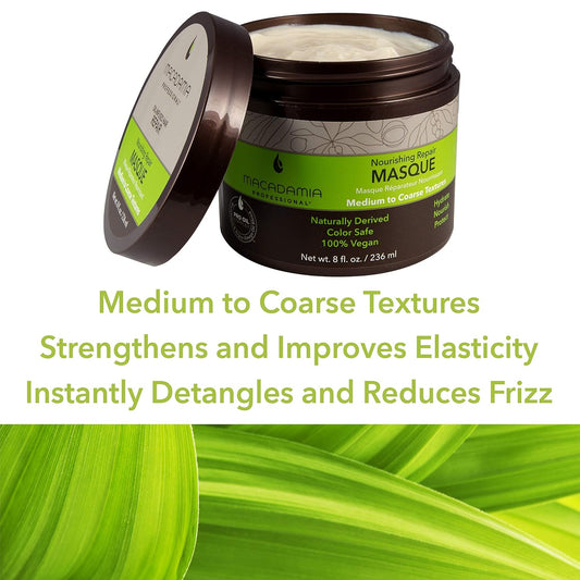 Nourishing Repair Masque by Macadamia Oil for Unisex - 8 oz Masque