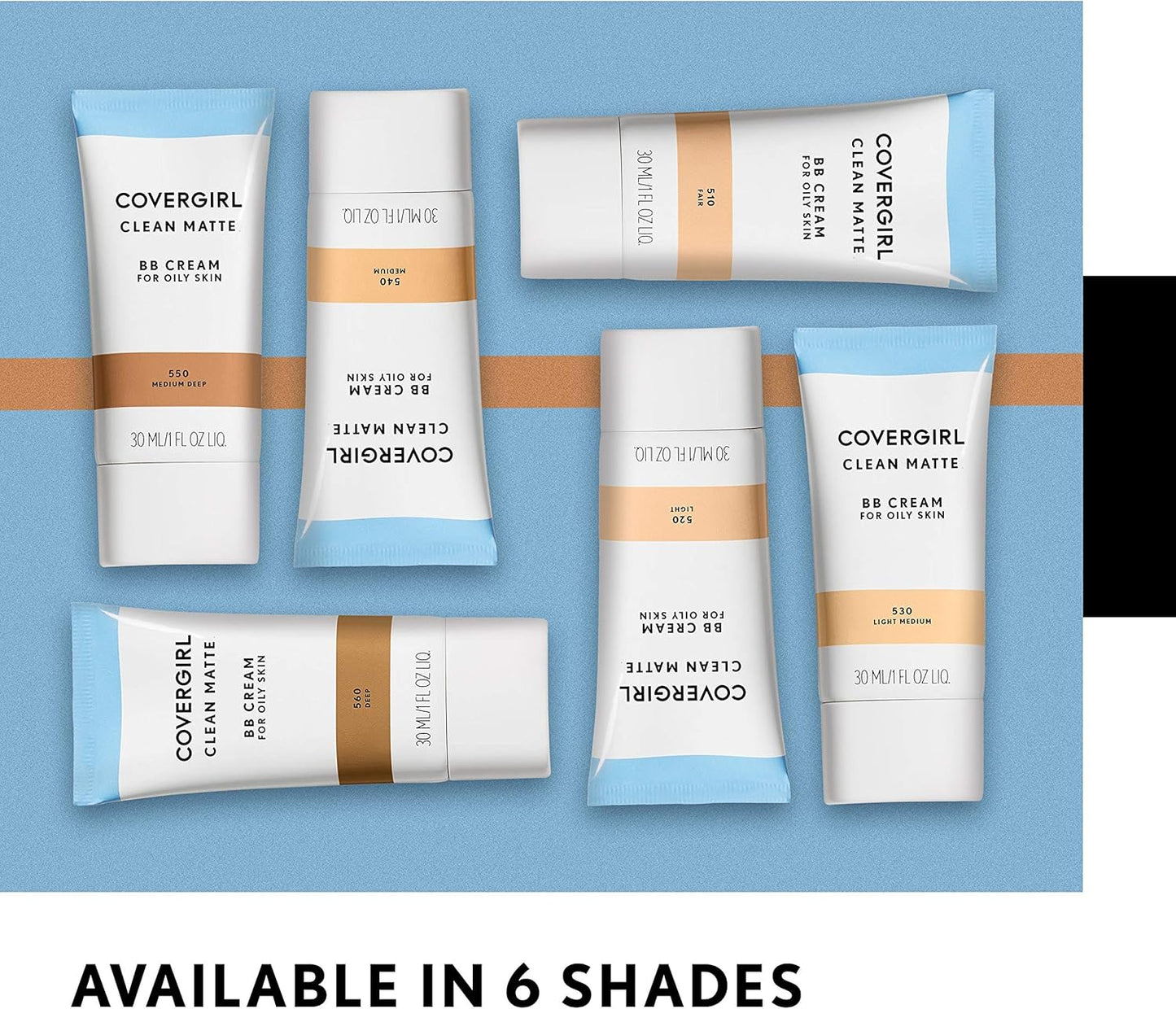 Clean Matte BB Cream For Oily Skin - 560 Deep by CoverGirl for Women - 1 oz Makeup