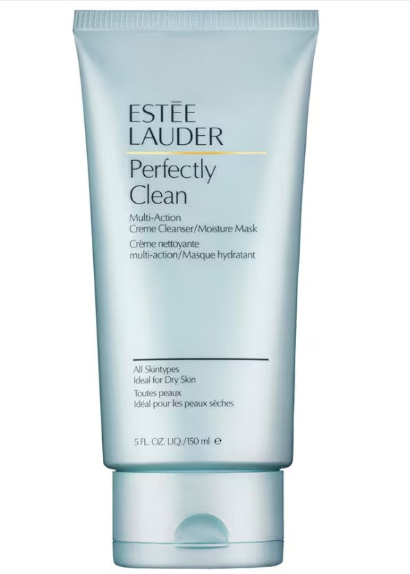 Perfectly Clean Multi-Action Creme Cleanser-Moisture Mask - All Skin Types by Estee Lauder for Unisex - 5 oz Cleanser