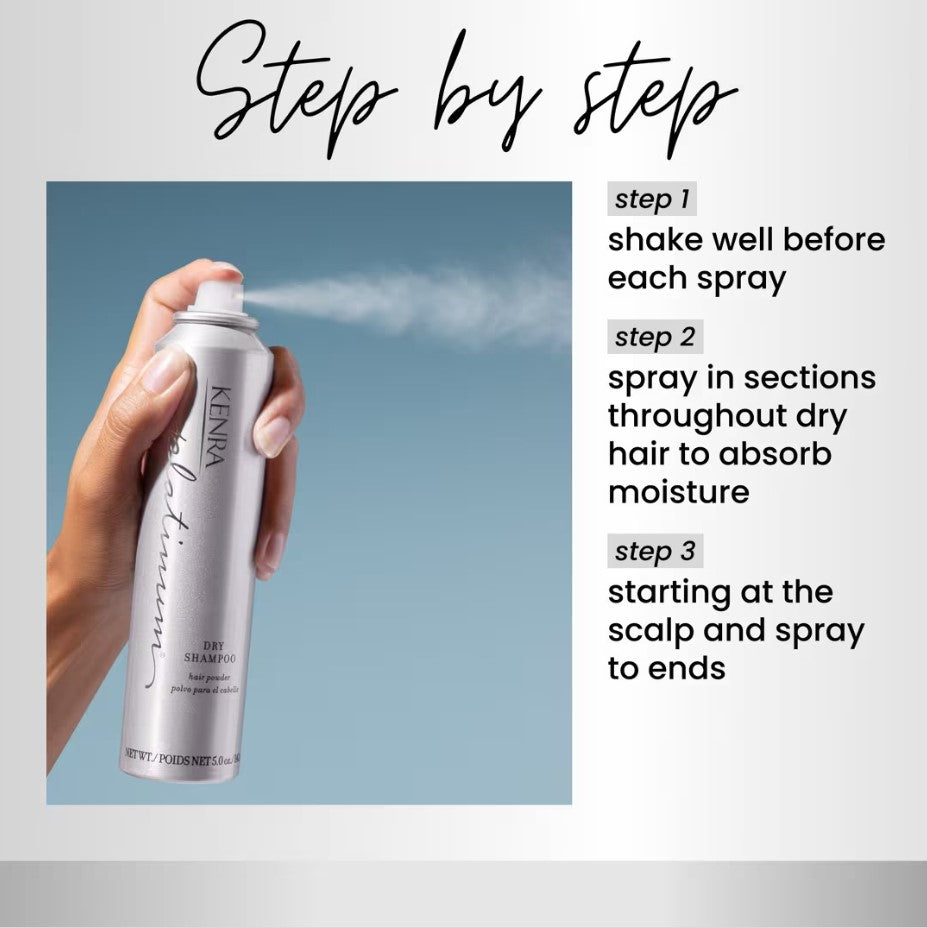 Platinum Dry Shampoo by Kenra for Unisex - 5 oz Dry Shampoo