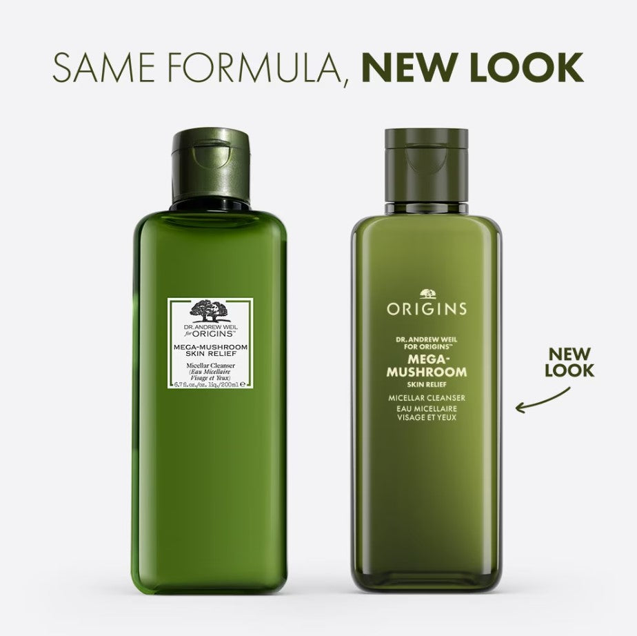 Mega-Mushroom Skin Relief Micellar Cleanser by Origins for Unisex - 6.7 oz Cleanser