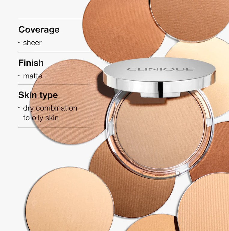 Stay-Matte Sheer Pressed Powder - 03 Stay Beige (MF-M) - Dry Combination To Oily by Clinique for Women - 0.27 oz Powder