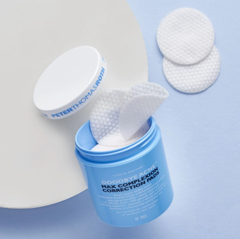 Max Complexion Correction Pads by Peter Thomas Roth for Unisex - 60 Pc Pads