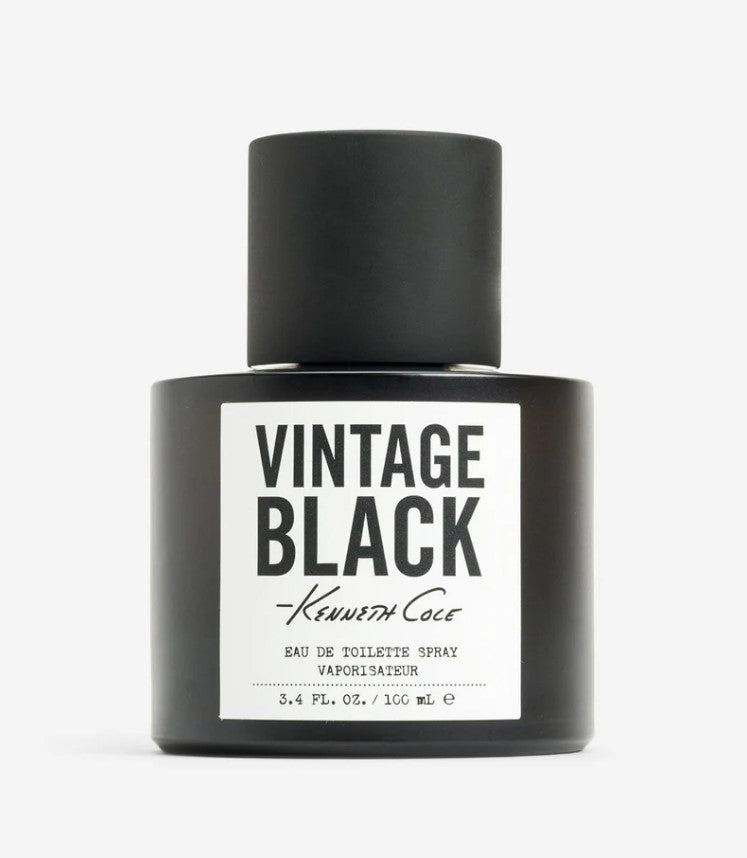 Kenneth Cole Vintage Black by Kenneth Cole for Men - 3.4 oz EDT Spray