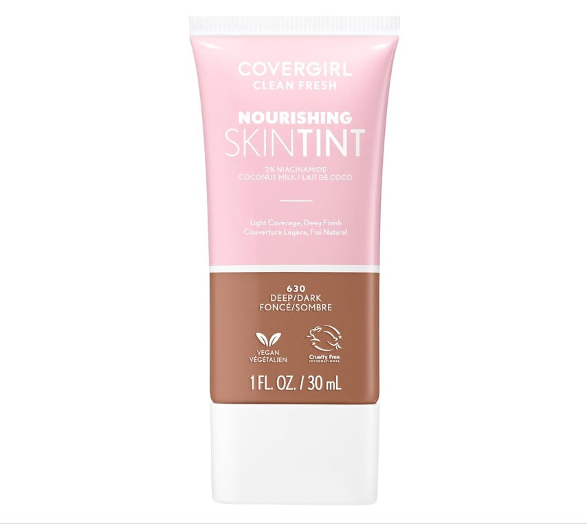 Clean Fresh Skin Milk Foundation - 630 Deep Dark by CoverGirl for Women - 1 oz Foundation