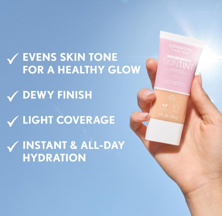 Clean Fresh Skin Milk Foundation - 630 Deep Dark by CoverGirl for Women - 1 oz Foundation