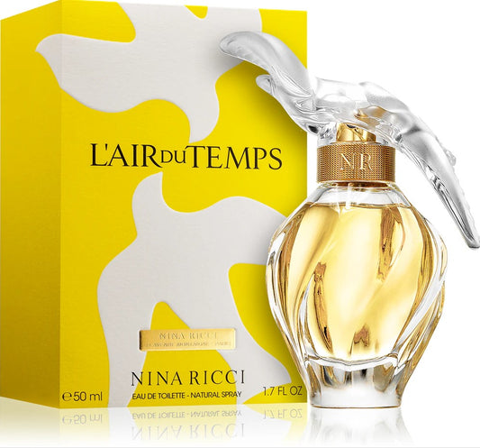 L'air Du Temps by Nina Ricci Eau De Toilette Spray Refillable 1.7 fl.oz.