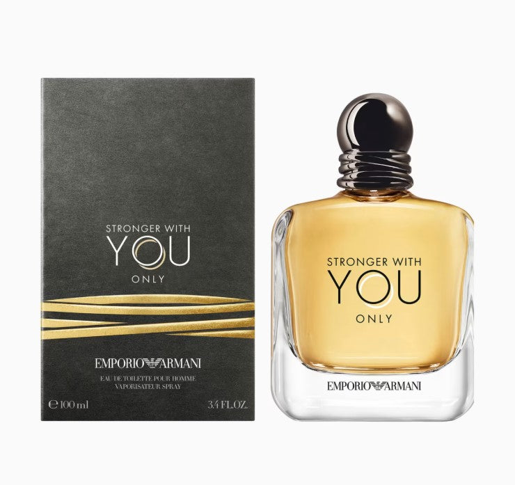 Stronger With You Only by Giorgio Armani Eau De Toilette Spray 3.4 fl.oz.