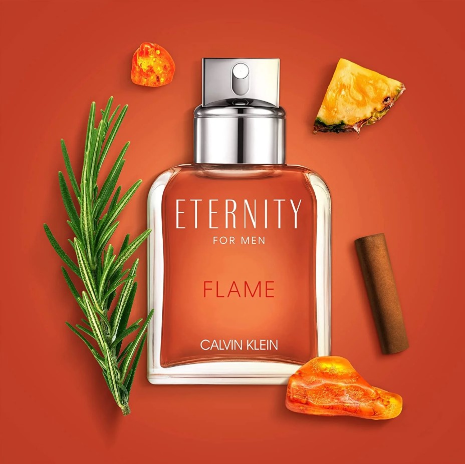 Eternity Flame For Men by Calvin Klein Eau De Toilette Spray 3.4 fl.oz.