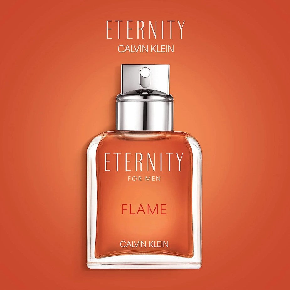 Eternity Flame For Men by Calvin Klein Eau De Toilette Spray 3.4 fl.oz.