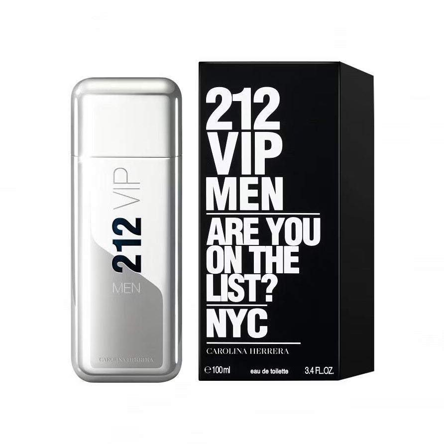 212 Vip Men by Carolina Herrera Eau De Toilette Spray 3.4 fl.oz.