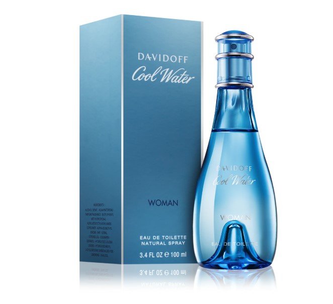 Cool Water by Davidoff Eau De Toilette Spray for Women 3.4 fl.oz.