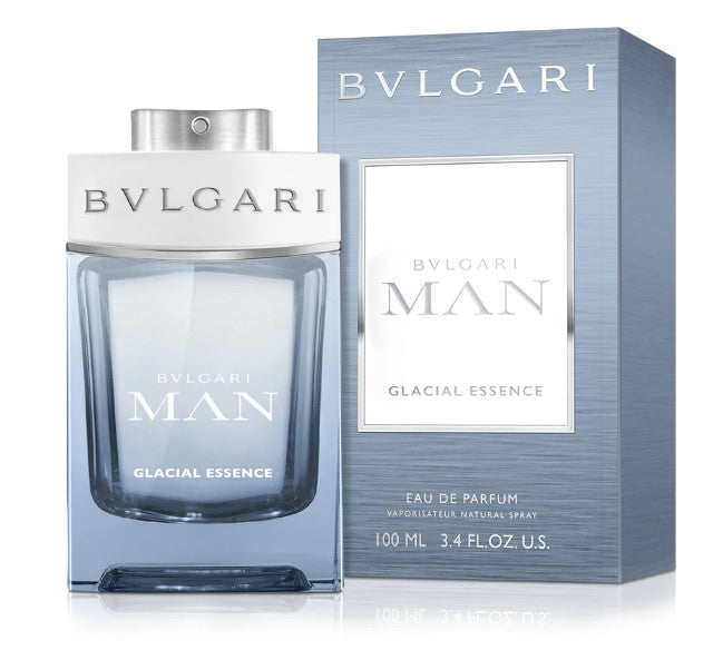 Bvlgari Man Glacial Essence by Bvlgari Eau De Parfum Spray 3.4 fl.oz.