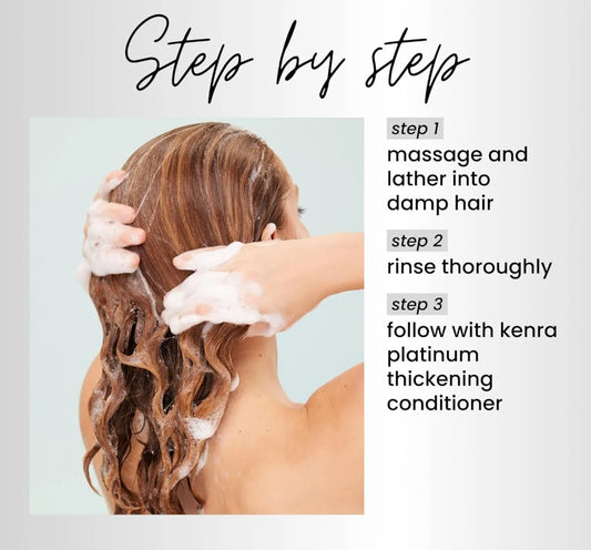 Platinum Thickening Shampoo by Kenra for Unisex - 31.5 oz Shampoo