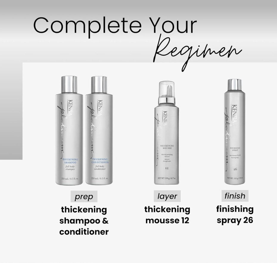 Platinum Thickening Shampoo by Kenra for Unisex - 31.5 oz Shampoo