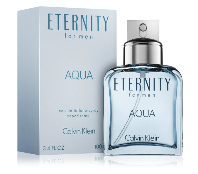 Eternity for Men Aqua by Calvin Klein Eau De Toilette Spray 3.4 fl.oz.