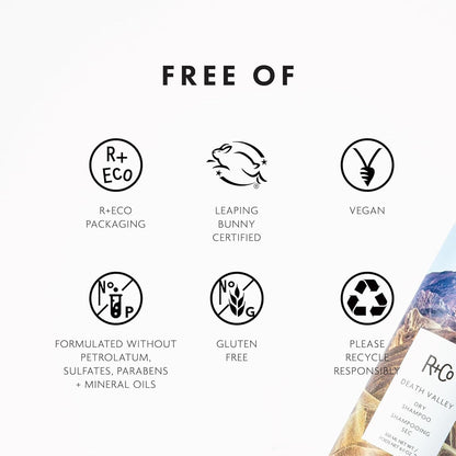 Death Valley Dry Shampoo by R+Co for Unisex - 6.3 oz Dry Shampoo