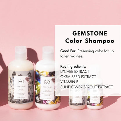 Gemstone Color Shampoo by R+Co for Unisex - 8.5 oz Shampoo