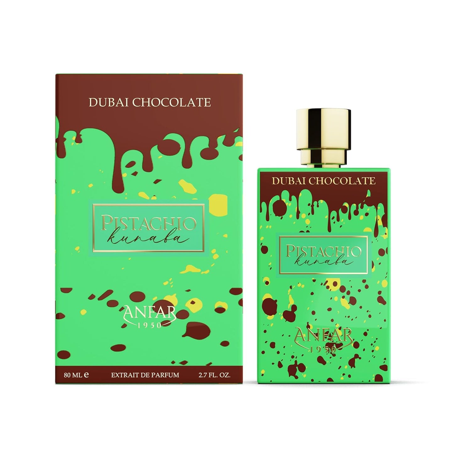 Anfar 1950 Pistachio Kunafa EDP Spray For Unisex 2.7 fl.oz.