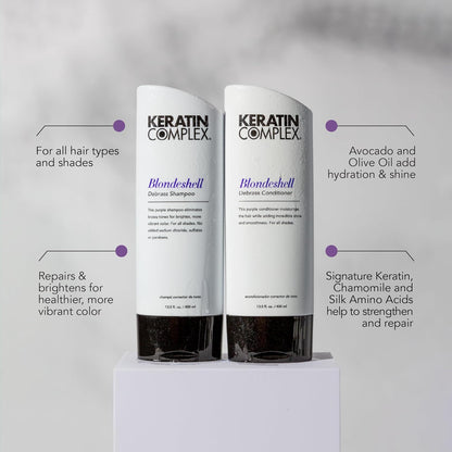 Blondeshell Keratin Complex Conditioner by Keratin Complex for Unisex - 13.5 oz Conditioner