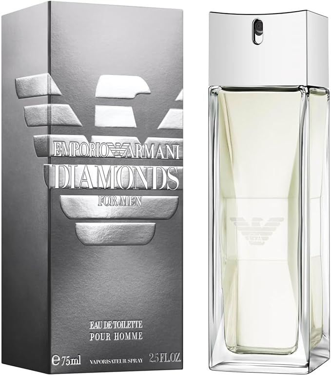 Diamonds for Men by Giorgio Armani Eau De Toilette Spray 2.5 oz