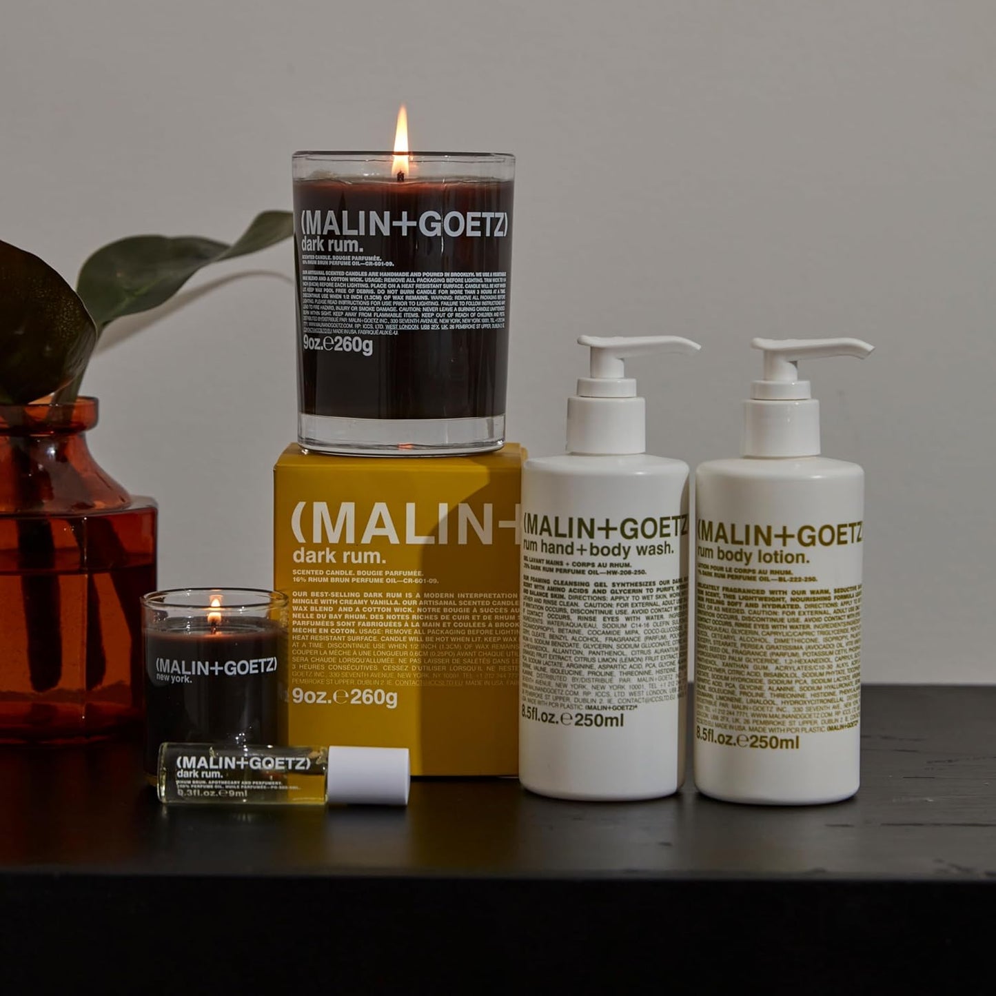 Rum Body Lotion by Malin + Goetz for Unisex - 8.5 oz Body Lotion