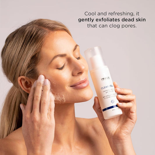 Clear Cell Clarifying Salicylic Gel Cleanser by Image for Unisex - 6 oz Cleanser