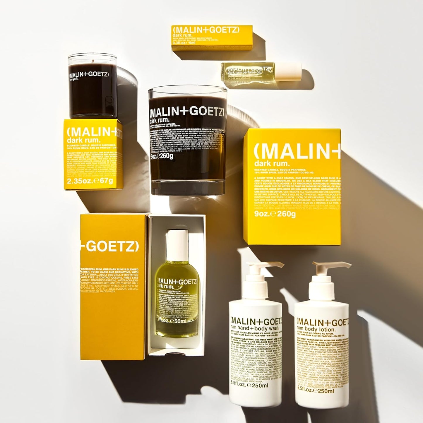 Rum Body Lotion by Malin + Goetz for Unisex - 8.5 oz Body Lotion