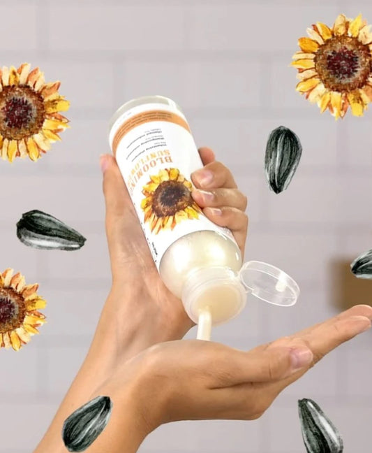 Puremix Blooming Sunflower Volumizing Shampoo - Fine Hair by Rusk for Unisex - 12 oz Shampoo