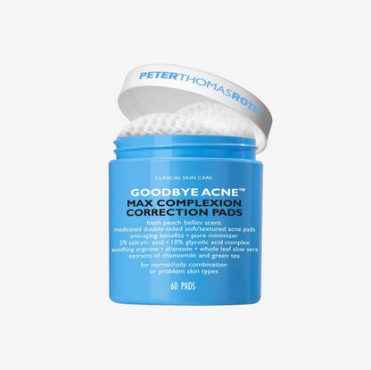 Max Complexion Correction Pads by Peter Thomas Roth for Unisex - 60 Pc Pads