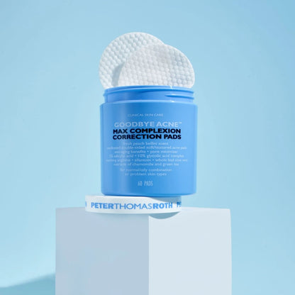 Max Complexion Correction Pads by Peter Thomas Roth for Unisex - 60 Pc Pads