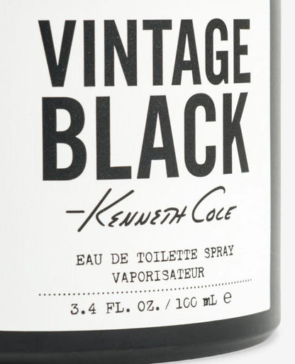 Kenneth Cole Vintage Black by Kenneth Cole for Men - 3.4 oz EDT Spray