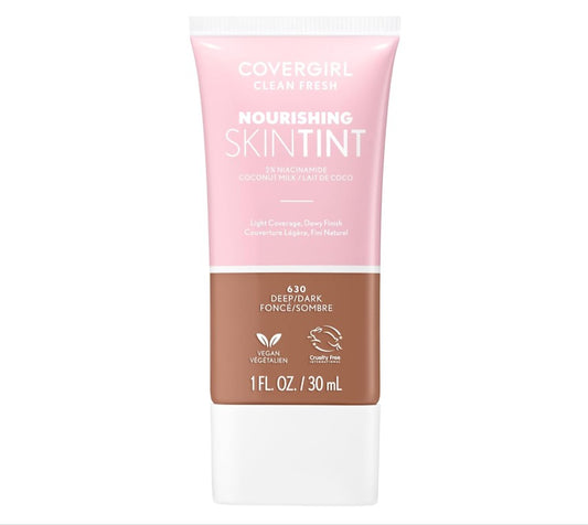 Clean Fresh Skin Milk Foundation - 630 Deep Dark by CoverGirl for Women - 1 oz Foundation