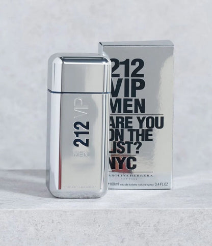 212 VIP MEN Carolina Herrera Cologne EDT 3.4 oz Spray TESTER