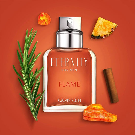 Eternity Flame For Men by Calvin Klein Eau De Toilette Spray 3.4 fl.oz.