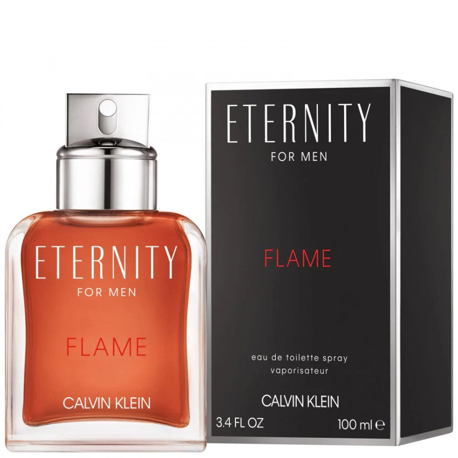Eternity Flame For Men by Calvin Klein Eau De Toilette Spray 3.4 fl.oz.