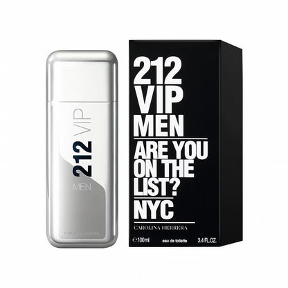 212 Vip Men by Carolina Herrera Eau De Toilette Spray 3.4 fl.oz.